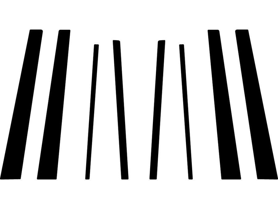 toyota highlander 2001-2007 Camo Pillar Trim Diagram