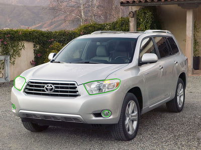 toyota highlander 2008-2010 Headlight Protection Installation Location