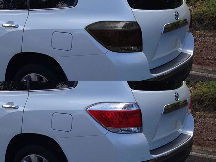 highlander Before and After Smoked Taillights