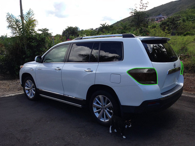 highlander Tail Light Tint Installation Points