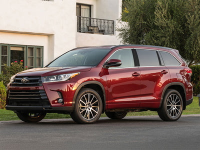 toyota highlander 2008-2013 Matte Black Pillar Trim