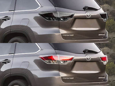 highlander Before and After Smoked Taillights