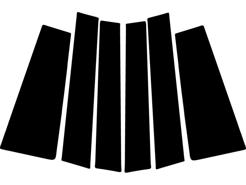 toyota highlander 2014-2019 Camo Pillar Trim Diagram