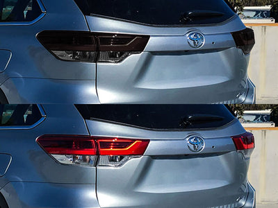 highlander Before and After Smoked Taillights
