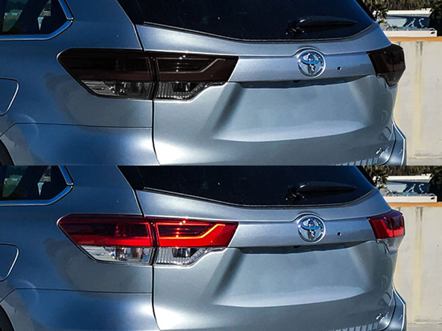 highlander Before and After Smoked Taillights