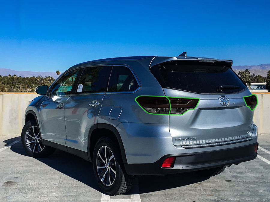 highlander Tail Light Tint Installation Points