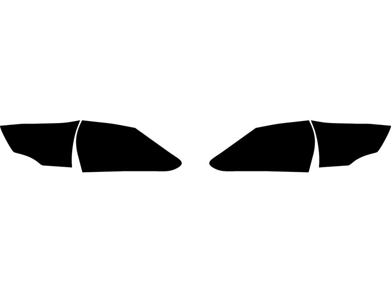 highlander Precut Tail Light Tint Diagram