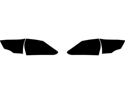 highlander Precut Tail Light Tint Diagram