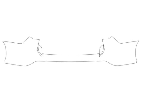highlander 3M Clear Bra Door Cup Precut PPF Diagram