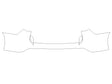 highlander Avery Dennison Clear Bra Door Cup Precut PPF Diagram
