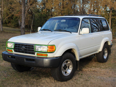 toyota land cruiser 1991-1997 Headlight Protection Installation Location