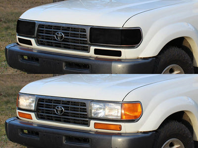 toyota land cruiser 1991-1997 Headlight Tint Appearance