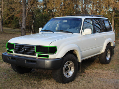 toyota land cruiser 1991-1997 Headlight Tint Location