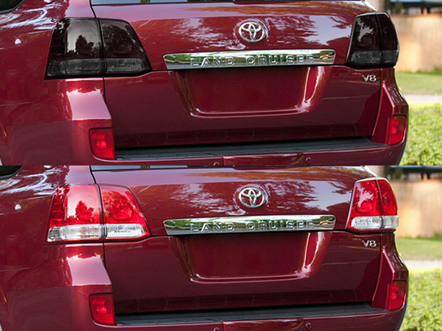 land cruiser Before and After Smoked Taillights