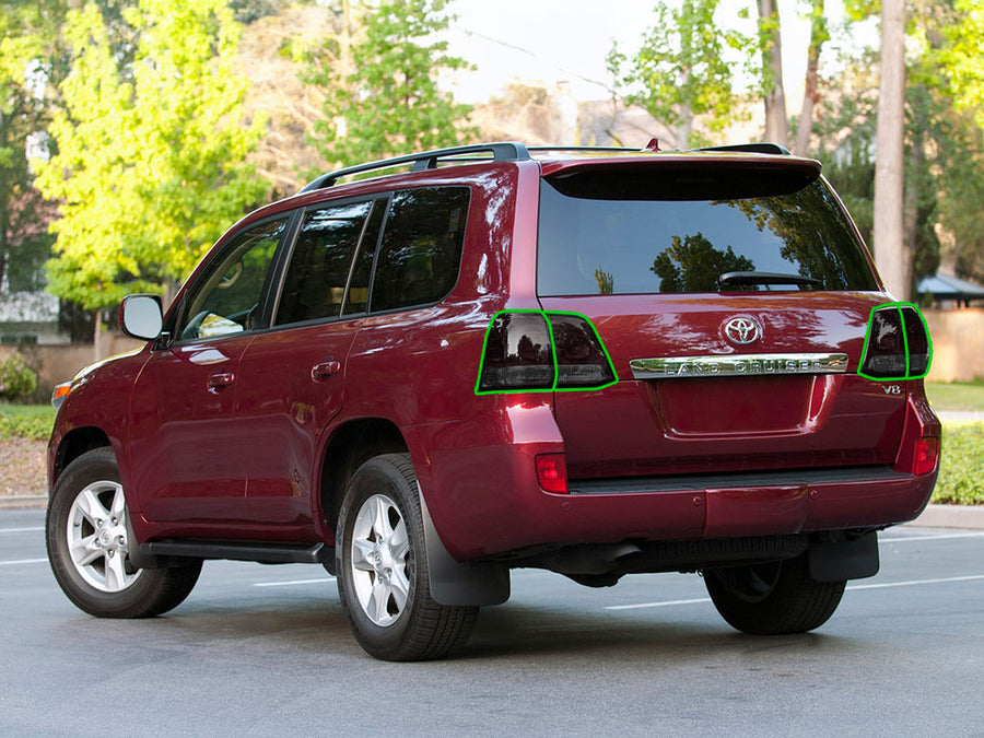 land cruiser Tail Light Tint Installation Points