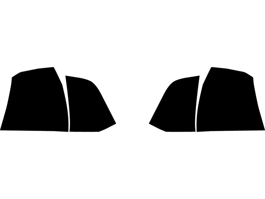 land cruiser Precut Tail Light Tint Diagram