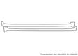 land cruiser Avery Dennison Clear Bra Door Cup Precut PPF Diagram