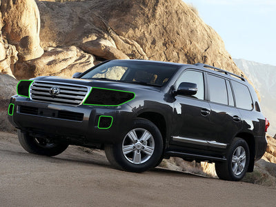 toyota land cruiser 2008-2015 Headlight Tint Location