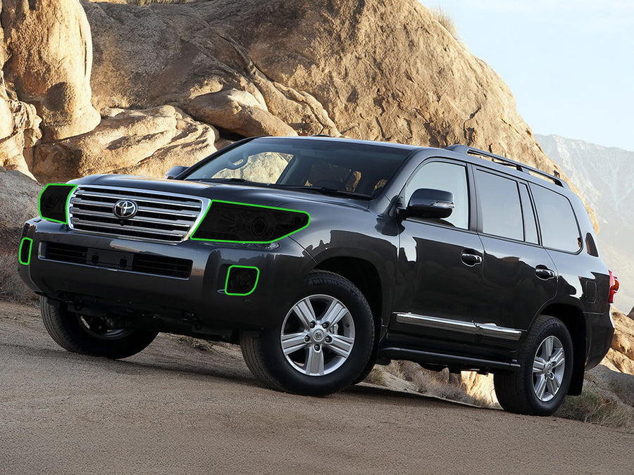 toyota land cruiser 2008-2015 Headlight Tint Location