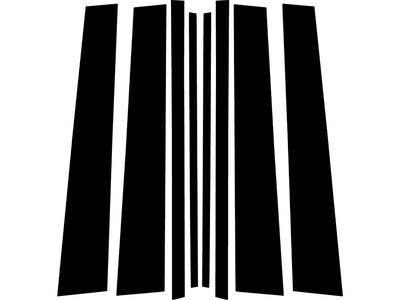 toyota land cruiser 2008-2021 Gloss Black Pillar Trim