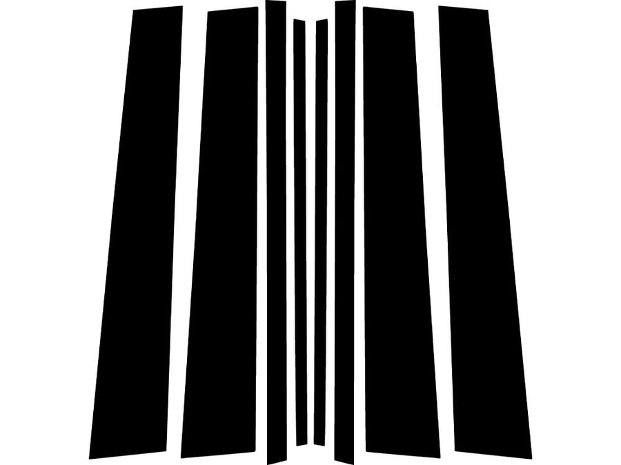 toyota land cruiser 2008-2021 Camo Pillar Trim Diagram