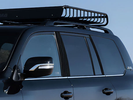 toyota land cruiser 2008-2021 Brushed Aluminum Black Pillar Cover Diagram
