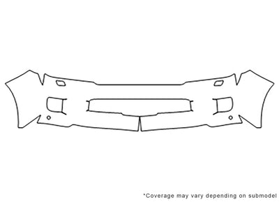 land cruiser 3M Clear Bra Bumper Precut PPF Diagram