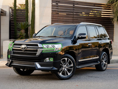 toyota land cruiser 2016-2021 Headlight Protection Installation Location