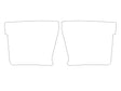 land cruiser Avery Dennison Clear Bra Door Cup Precut PPF Diagram