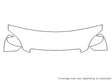 matrix 3M Clear Bra Hood Precut PPF Diagram