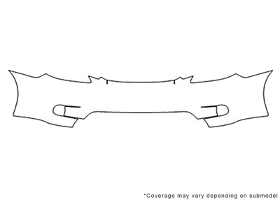 matrix 3M Clear Bra Bumper Precut PPF Diagram