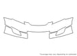 matrix Avery Dennison Clear Bra Bumper Precut PPF Diagram