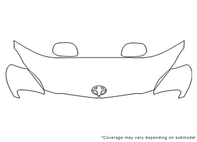 matrix 3M Clear Bra Hood Precut PPF Diagram