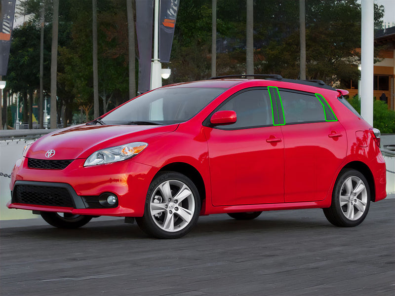 toyota matrix 2009-2013 Pillar Post Trim Installation Location