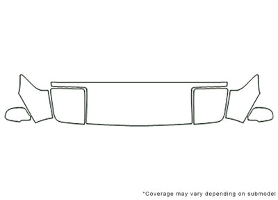 mr2 Avery Dennison Clear Bra Hood Precut PPF Diagram