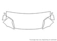 mr2 3M Clear Bra Hood Precut PPF Diagram