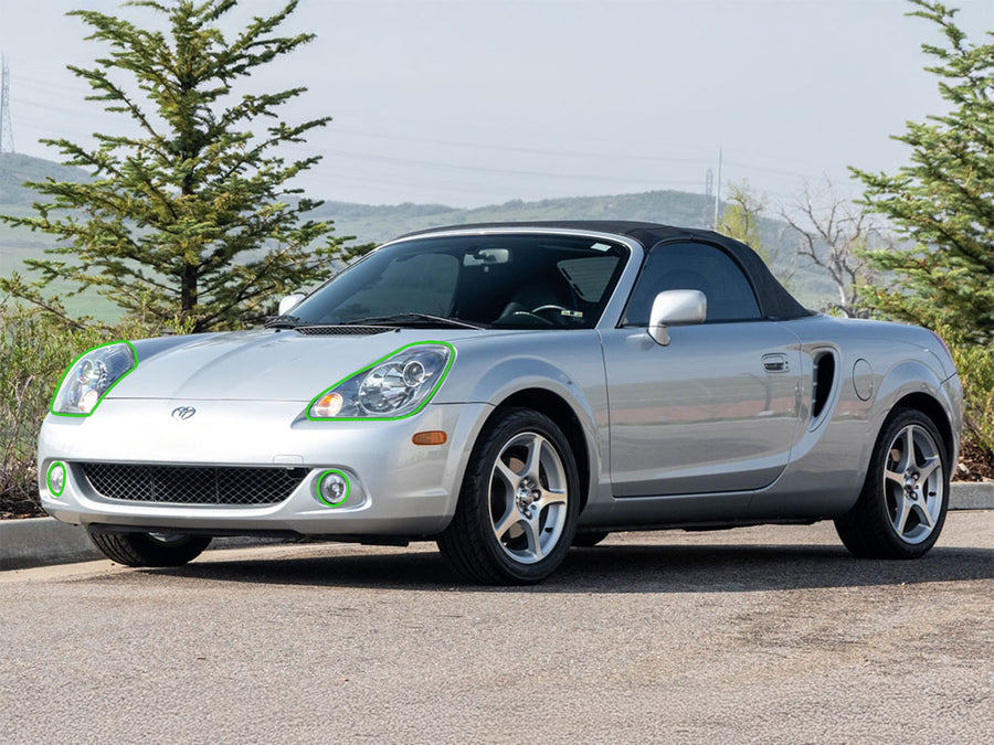 toyota mr2 2003-2005 Headlight Protection Installation Location