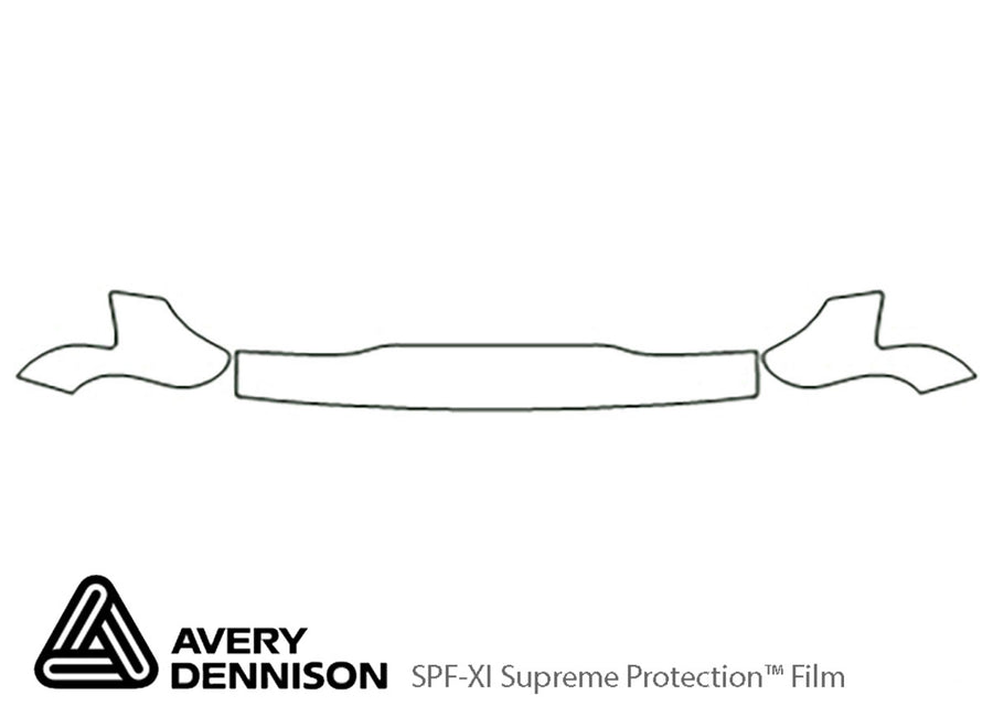pick up Avery Dennison Clear Bra Hood Precut PPF Diagram