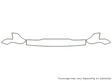 pick up 3M Clear Bra Hood Precut PPF Diagram