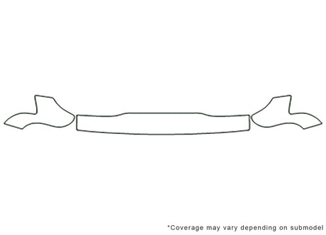pick up Avery Dennison Clear Bra Hood Precut PPF Diagram