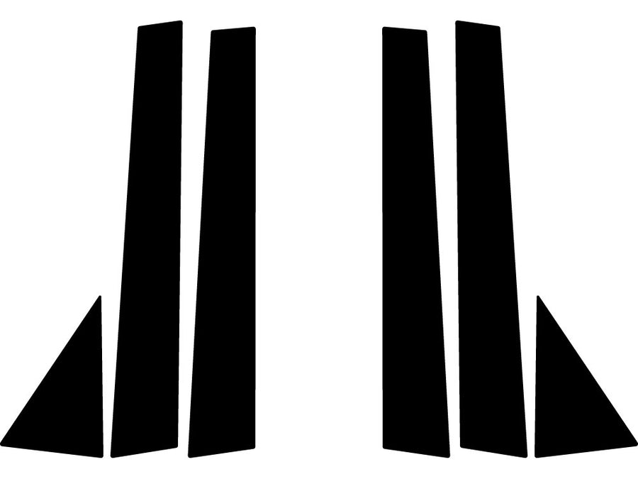 toyota prius 2004-2009 Gloss Black Pillar Trim