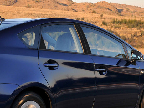 toyota prius 2004-2009 Carbon Fiber Pillar Cover Diagram