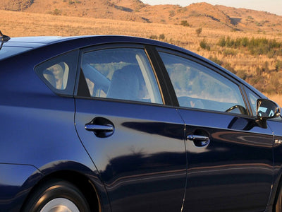 toyota prius 2004-2009 Matte Black Pillar Cover Diagram