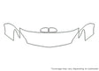 prius Avery Dennison Clear Bra Hood Precut PPF Diagram