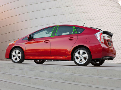 toyota prius 2012-2015 (c) Pillar Post Trim Installation Location