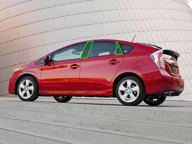 toyota prius 2012-2015 (c) Pillar Post Trim Installation Location