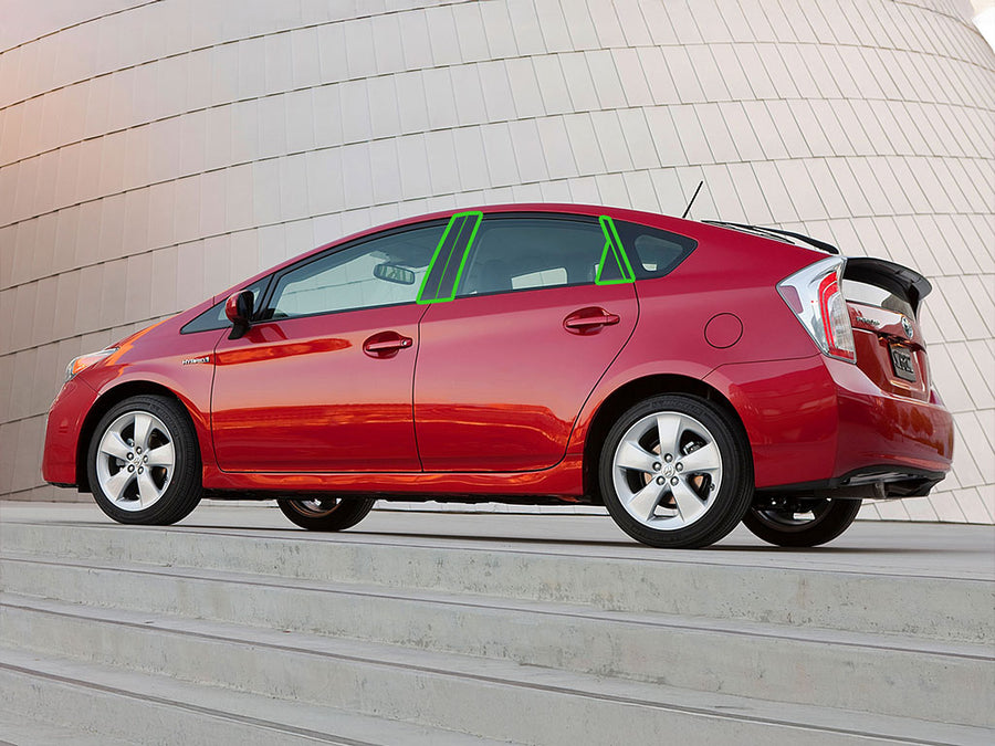toyota prius 2012-2015 (c) Pillar Post Trim Installation Location