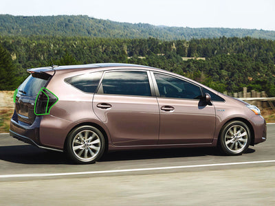 prius (hatchback) Tail Light Tint Installation Points