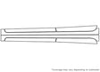 prius 3M Clear Bra Door Cup Precut PPF Diagram