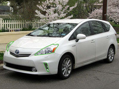 toyota prius 2015-2017 (v) Headlight Protection Installation Location